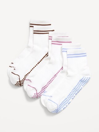 Athletic Quarter Crew Sock 3-Pack for Women | Old Navy (US)
