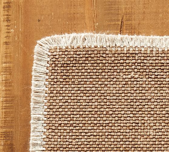 Mason Handwoven Cotton Fringe Placemats | Pottery Barn (US)