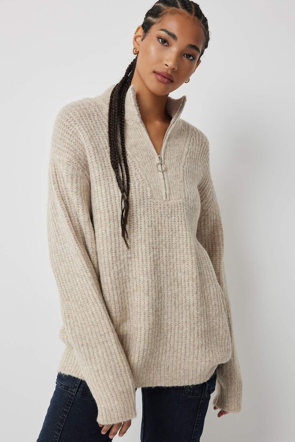 Long Half-Zip Sweater | Ardene
