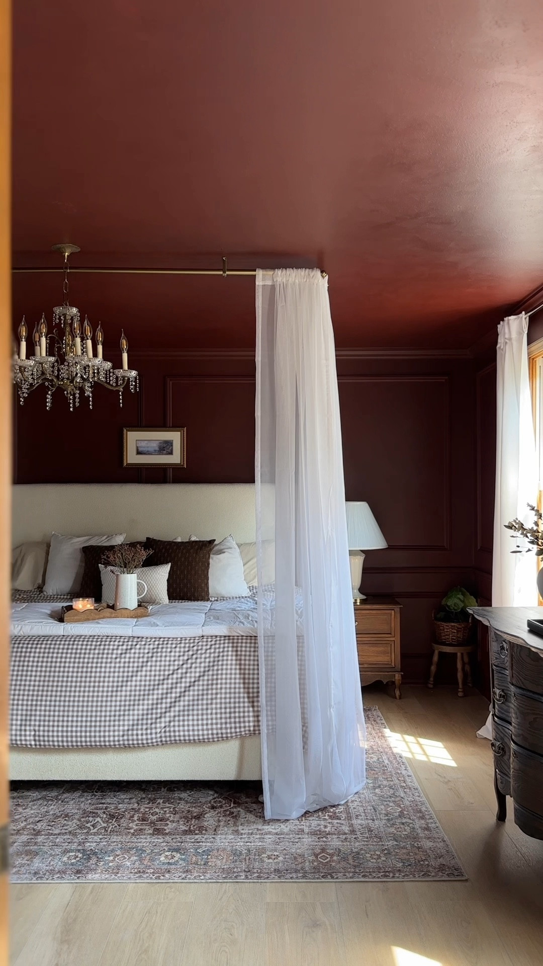 master bedroom makeover☁️
paint color: dark auburn sw

#LTKxWayfair #LTKVideo #LTKHome