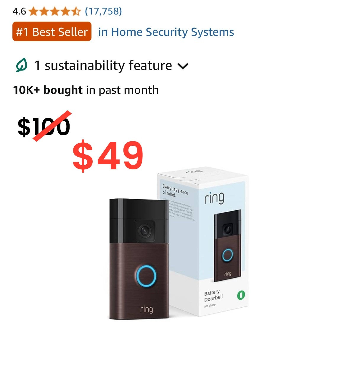 Amazon prime deals! I snagged two of these this year! 
Ring door camera sale

#LTKHome #LTKMens #LTKSaleAlert