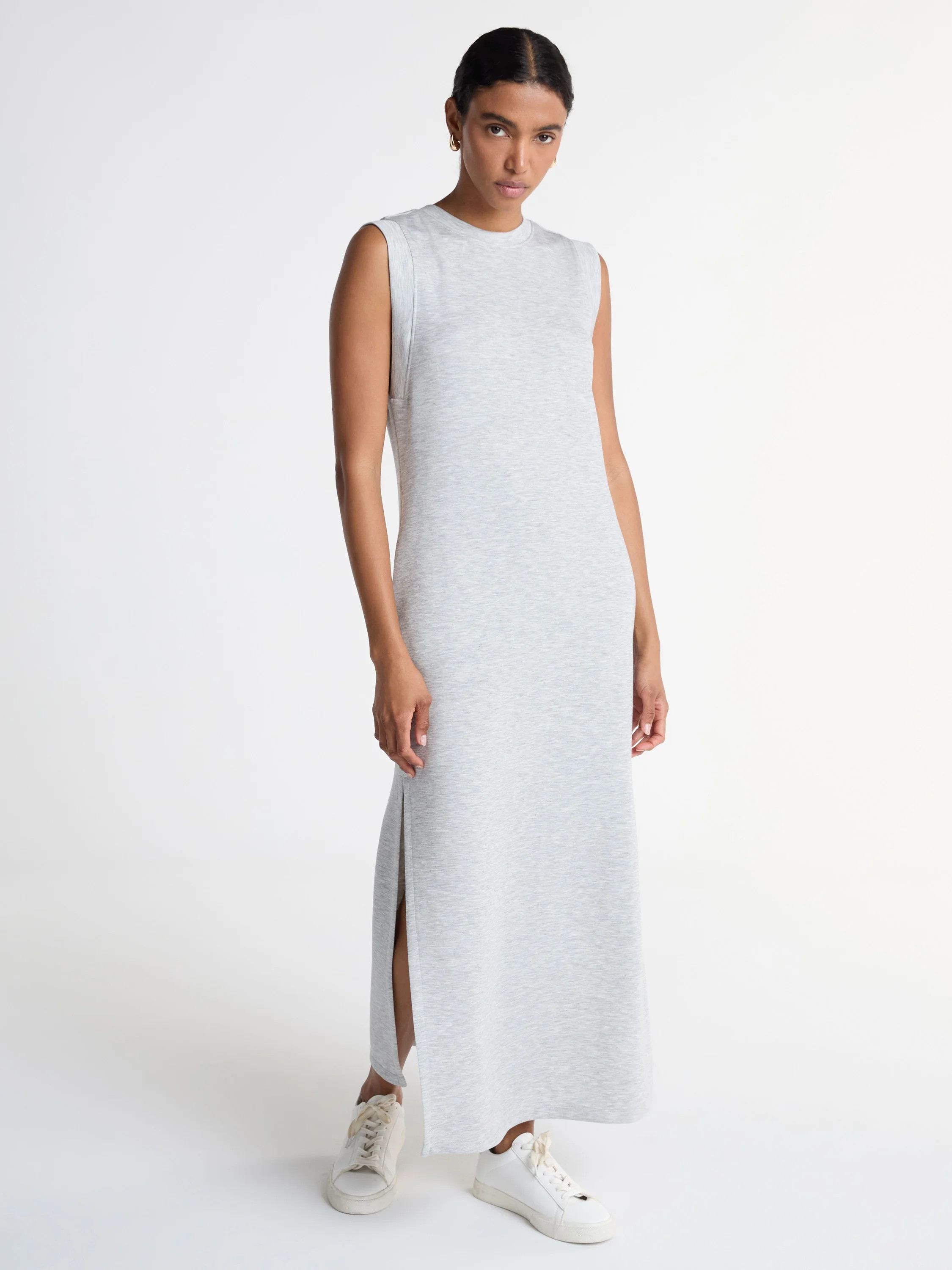 Scoop Women's and Women’s Plus Ultimate ScubaKnit Sleeveless Maxi Dress, Sizes XS-4X | Walmart (US)