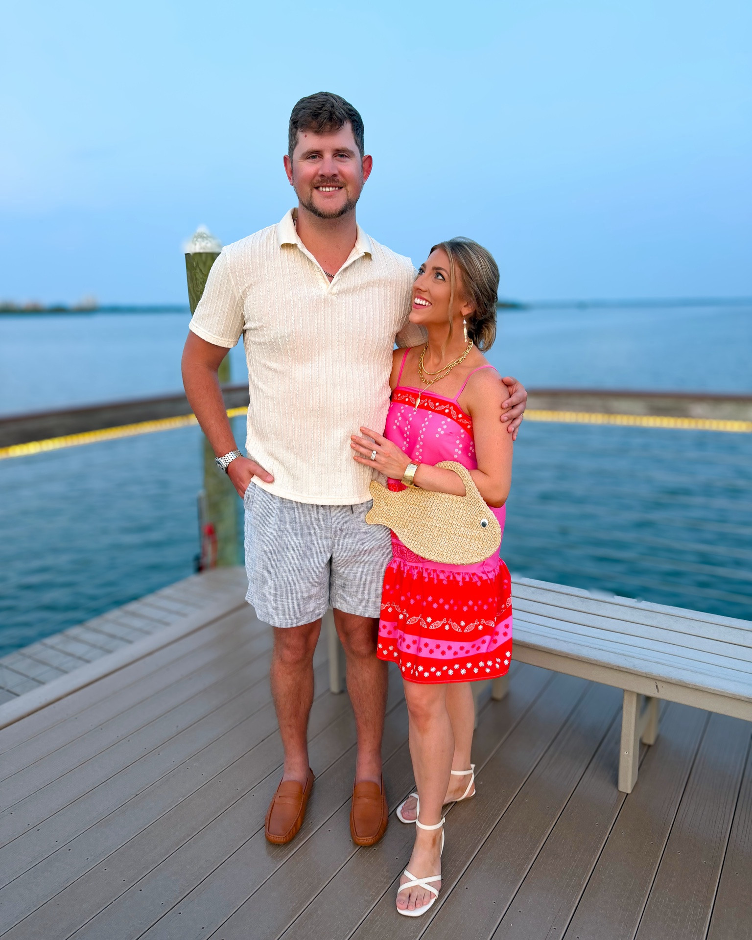 I couldn’t resist this adorable fish print dress! 🐠💕 It’s one of those fun vacation pieces that instantly puts you in a beachy mood. The colors are so vibrant, the fit is flattering, and it pairs perfectly with simple sandals and gold jewelry. I finished the look with the cutest woven fish purse—also an Amazon find—and I love how they complement each other without being too matchy.

This would be perfect for vacation dinners, waterfront strolls, date nights, or exploring a coastal town. Such a fun statement outfit that’s still easy to wear!

#AmazonFashion #AmazonFinds #VacationStyle #BeachVacation #ResortWear #SummerDress #DateNightOutfit #VacationOutfit #AffordableFashion #AmazonStyle #BeachDinner #CoastalStyle #SummerFashion #ResortStyle #VacationLooks #TravelOutfit #FishPrint #AmazonDress #AffordableStyle #SummerWardrobe

#LTKootd #LTKPetite #LTKTravel