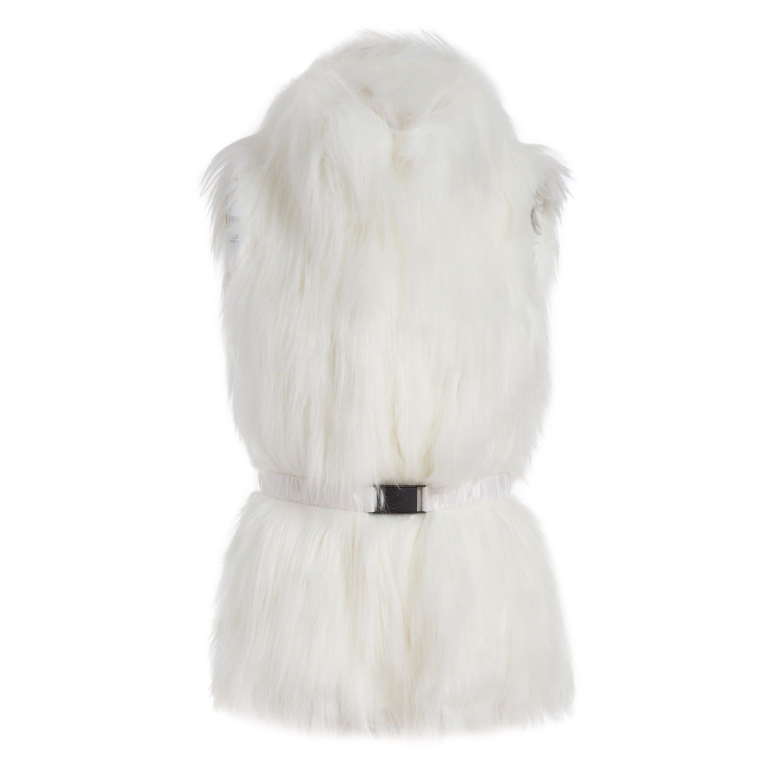 Vegan Fur Vest - White | Wolf & Badger (US)