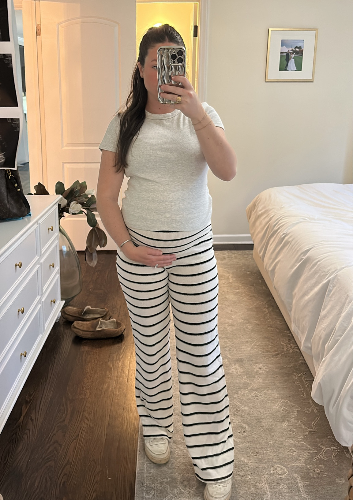 Perfect basic top comes in SO many colors & the funnest lil maternity pants 😜

#LTKbump #LTKfindsunder50 #LTKbaby