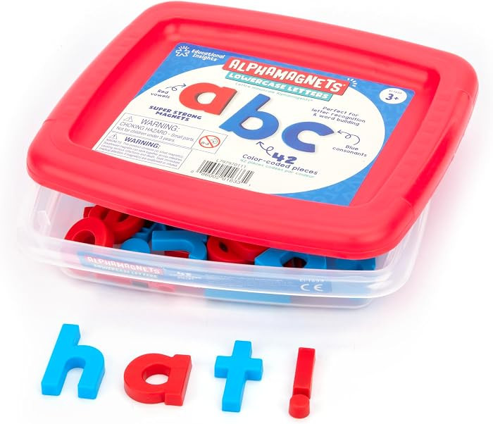 Educational Insights Color-Coded Lowercase AlphaMagnets - ABC Magnets for Kids Ages 3-5, Toddler ... | Amazon (US)