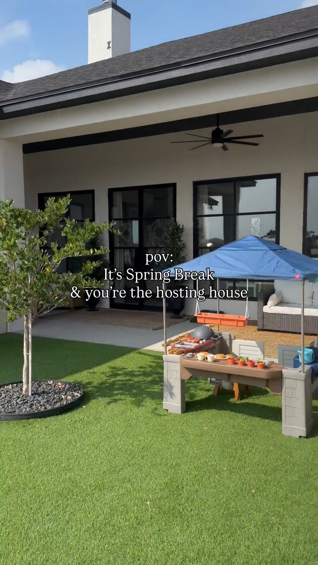 With Spring Break & summer approaching, this kid’s activity center/playhouse is guaranteed to host hours of fun ☀️