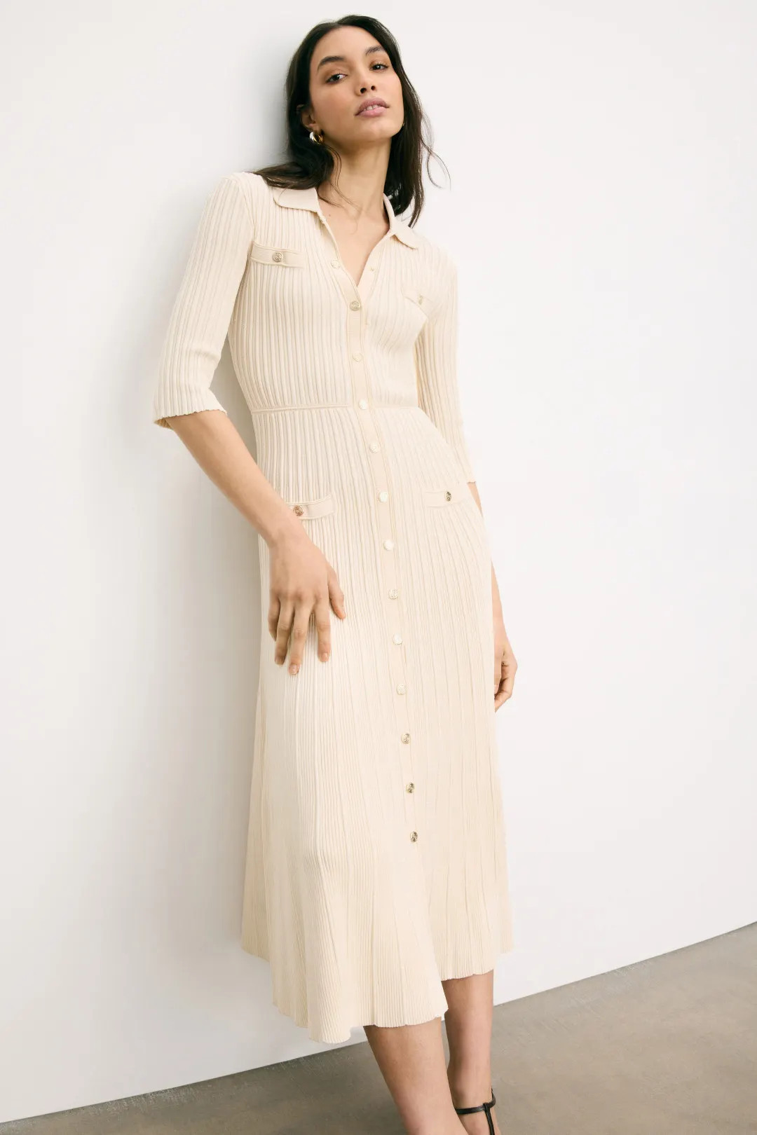 Sequin Knit Midi Dress | Rent the Runway