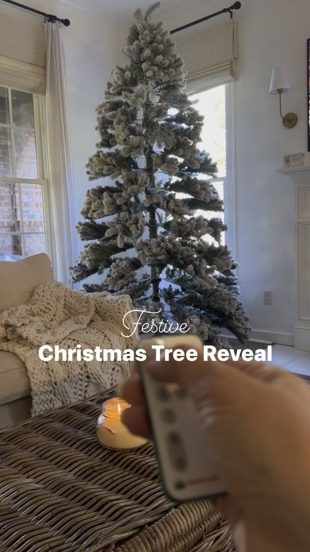 My 2023 festive Christmas tree reveal // Loving all the colors and textures this year and the beautiful 9 foot King Of Christmas tree. Protip: use a chunky knit blanket as a tree skirt! 

#LTKhome #LTKVideo #LTKHoliday