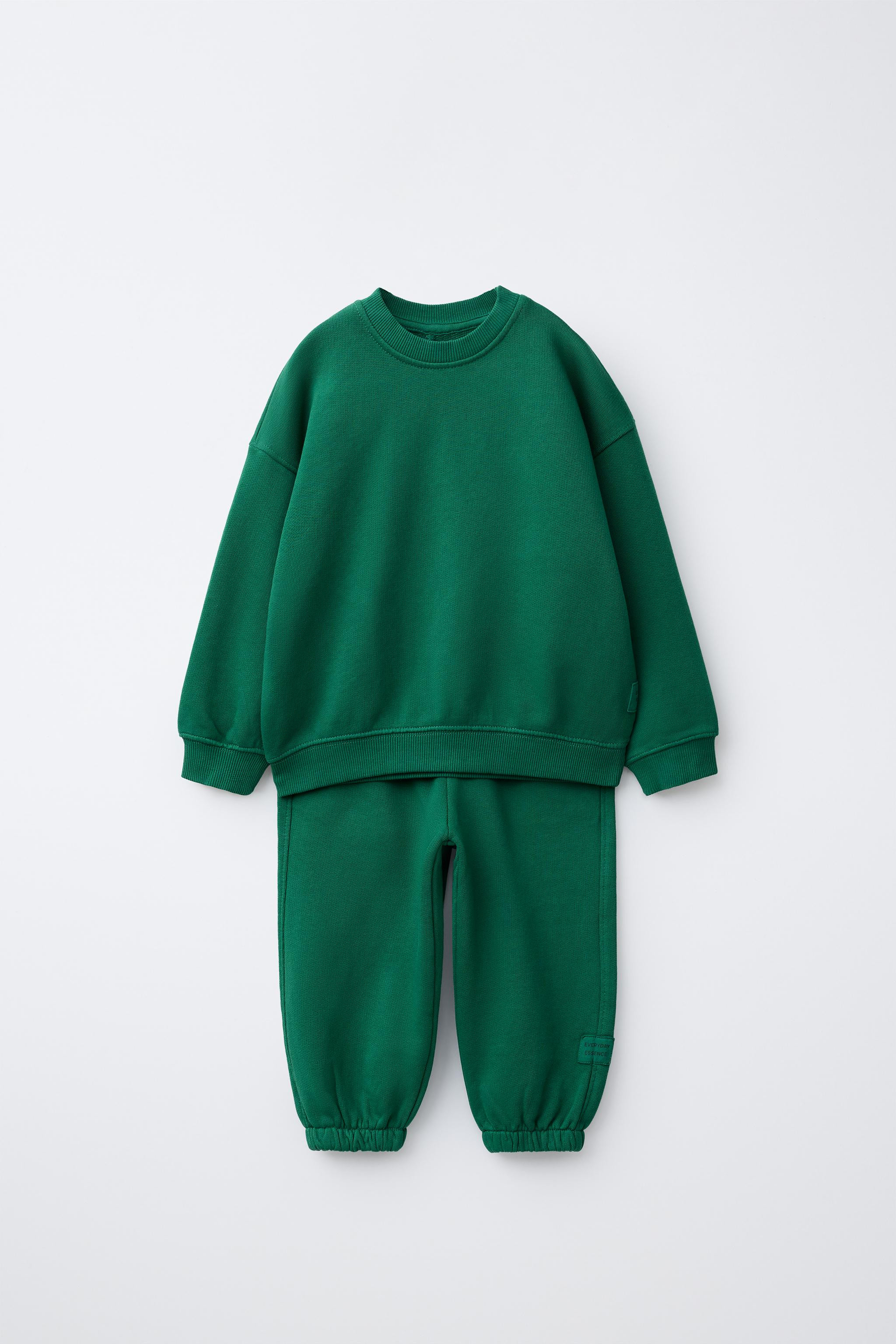 SWEATSHIRT AND JOGGER PANTS SET WITH LABEL | Zara US