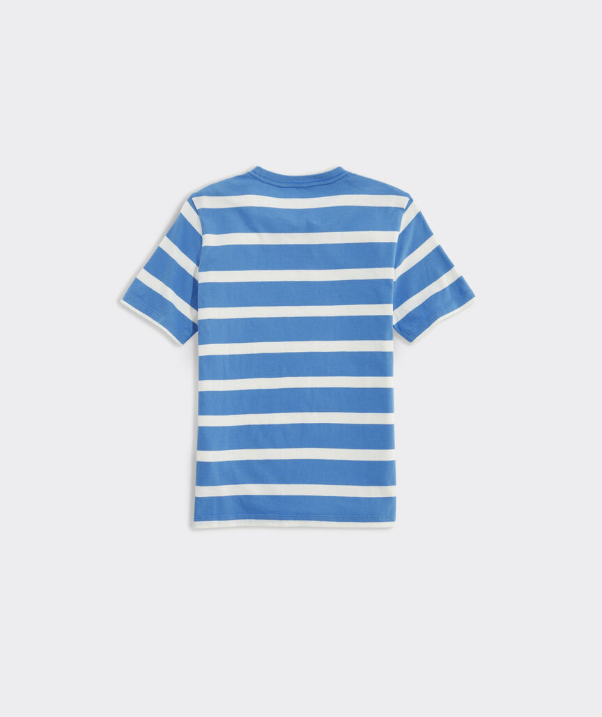 Boys' Slub Cotton Breton Stripe Short-Sleeve Pocket Tee | vineyard vines