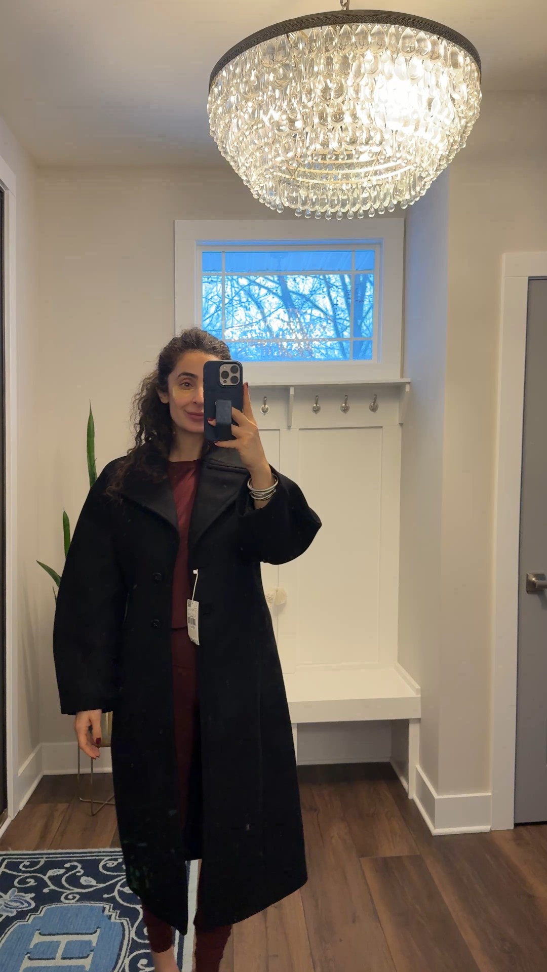 Keep or return?Mango sale. Black coat in size small. Leggings and top in size small from Amazon. Great quality workout clothes. 

#LTKSeasonal #LTKSaleAlert #LTKWorkwear