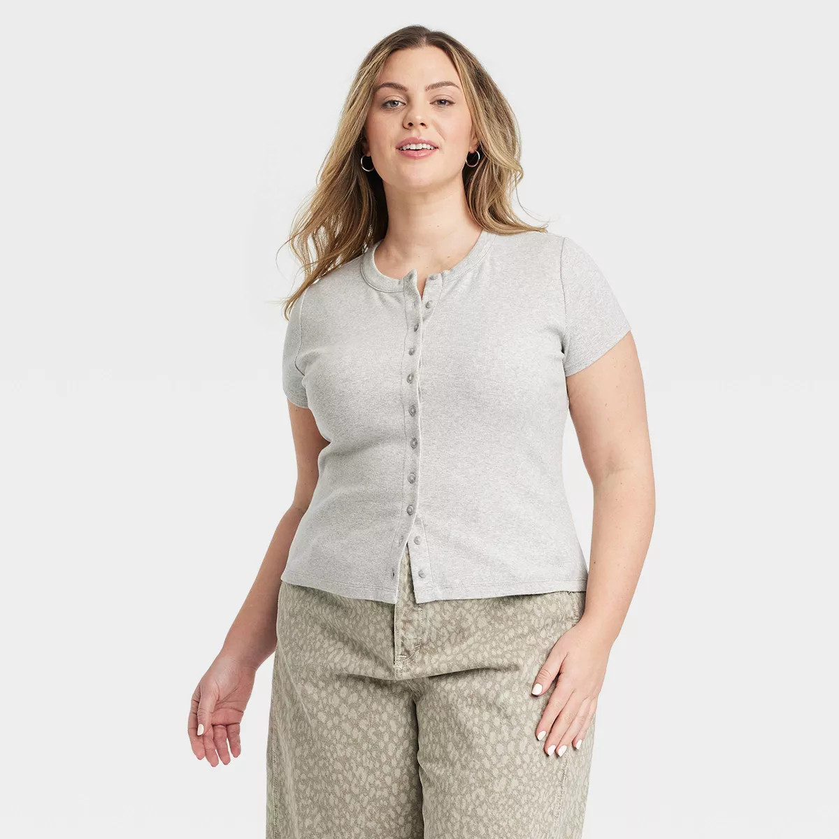 Women's Short Sleeve Button-Down T-Shirt - Universal Thread™ | Target