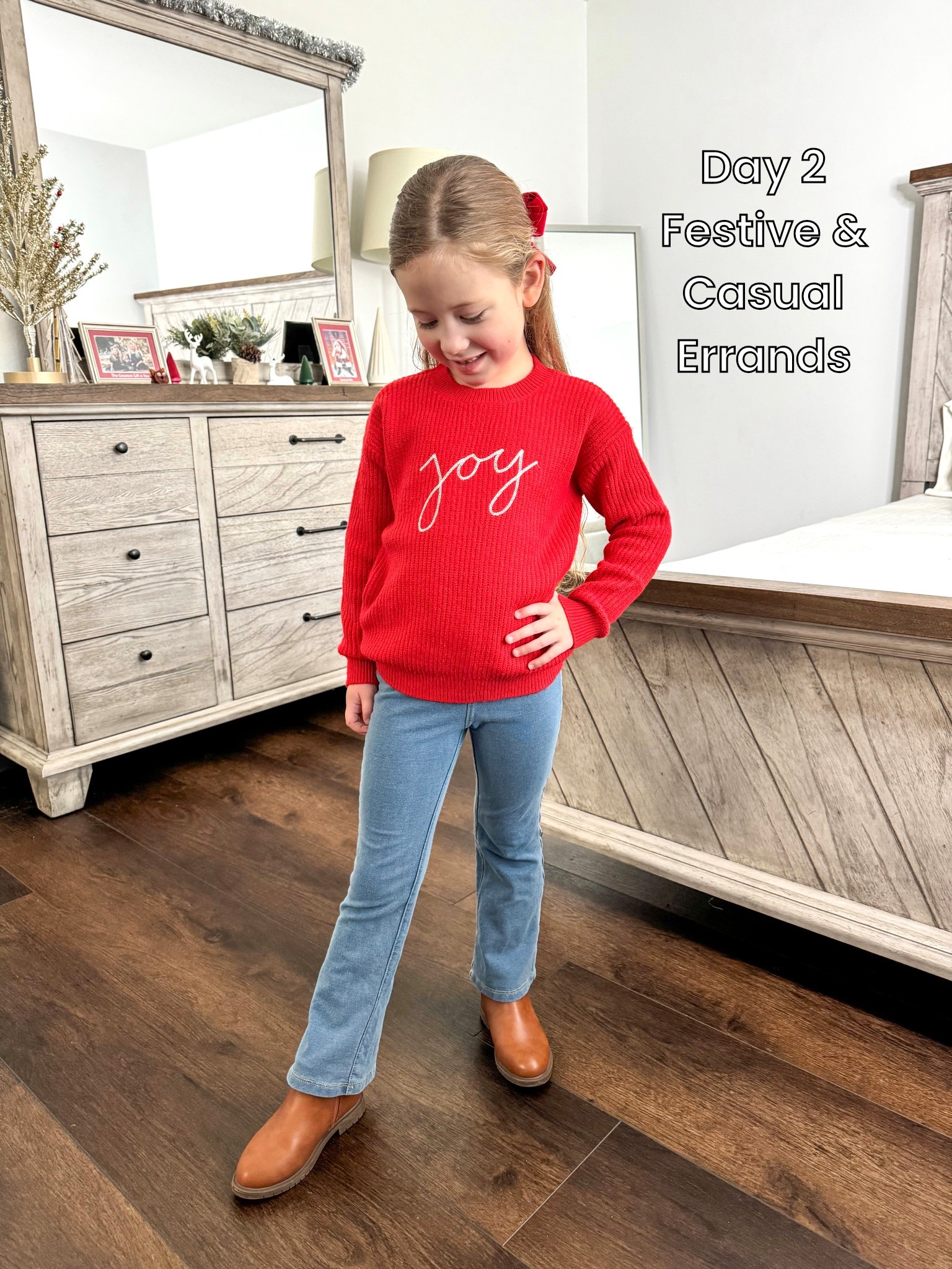 Day 2 of 12 Days of Christmas Outfits 🎄
Holiday errands with mom, but make it cute 🥰 

#LTKHoliday #LTKKids #LTKootd