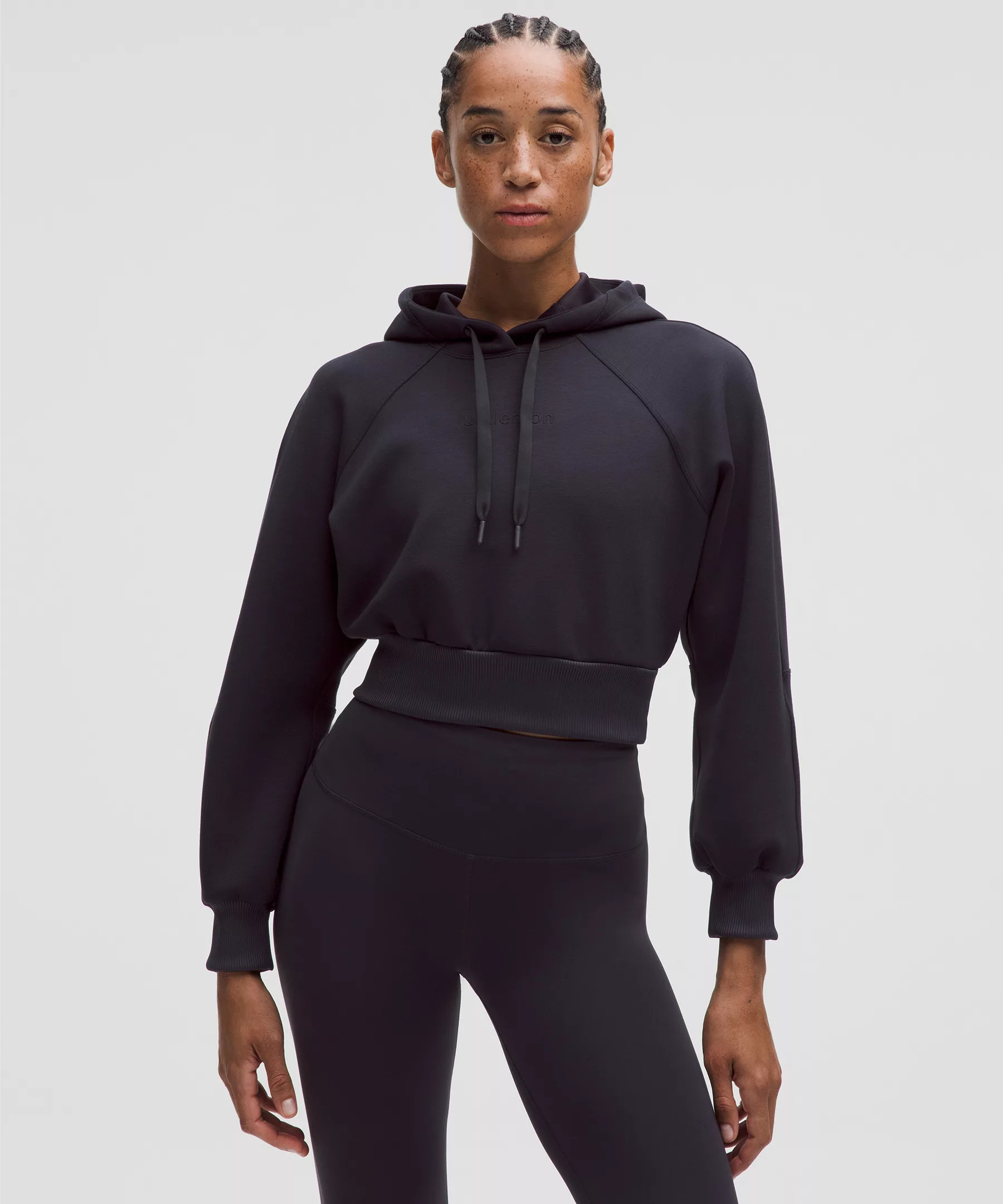Smooth Spacer Cropped Hoodie *Emboss | Women's Hoodies & Sweatshirts | lululemon | Lululemon (US)