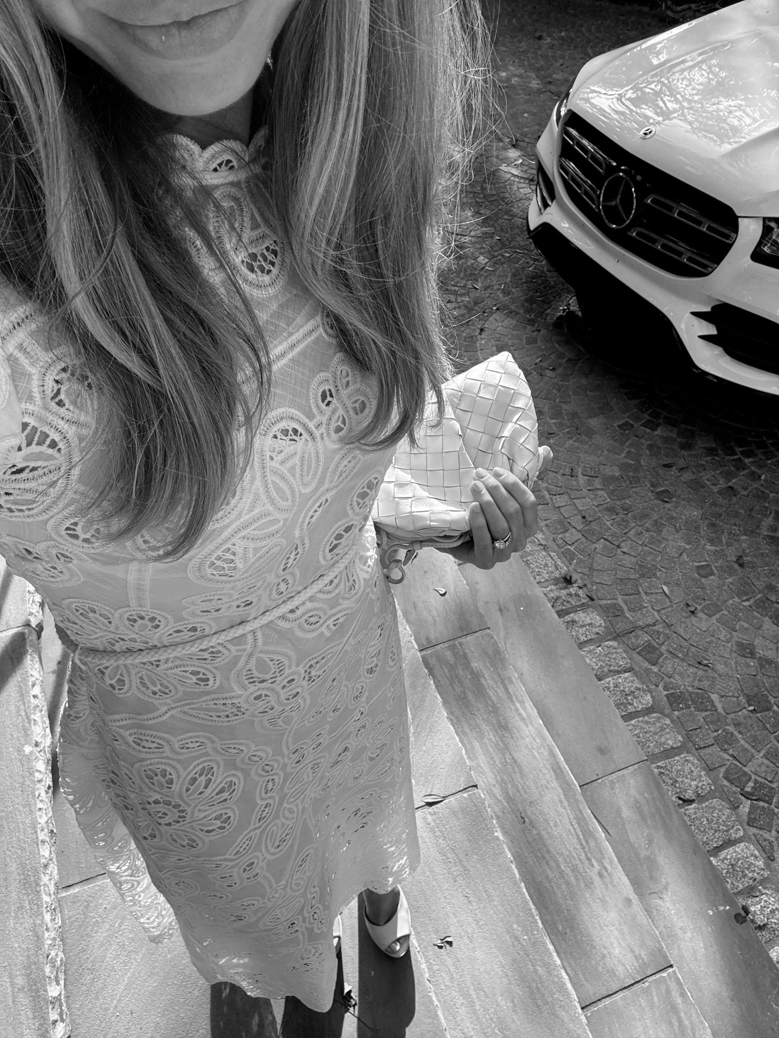 Adore this white dress! Works with or without the belt. One you’ll come back to as it’s a classic Zimmerman shape (I have one from circa 2018 that’s a colorful version). I got the 0P but could have sized up as this lace doesn’t have much give. 