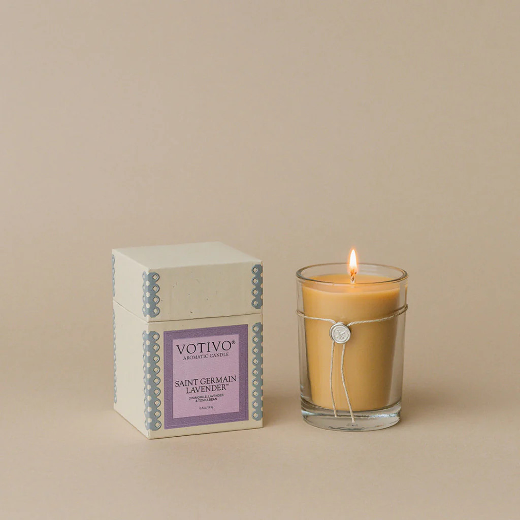 6.8oz Aromatic Candle-Saint Germain Lavender | Votivo