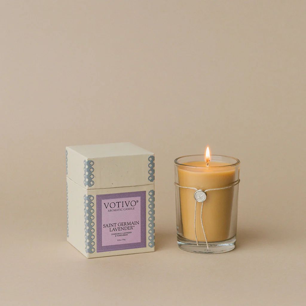 6.8oz Aromatic Candle-Saint Germain Lavender | Votivo