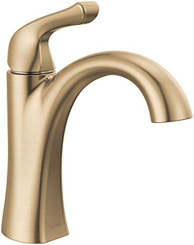 Delta Faucet Arvo Single Hole Bathroom Faucet, Gold Bathroom Faucet, Single Handle Bathroom Fauce... | Amazon (US)