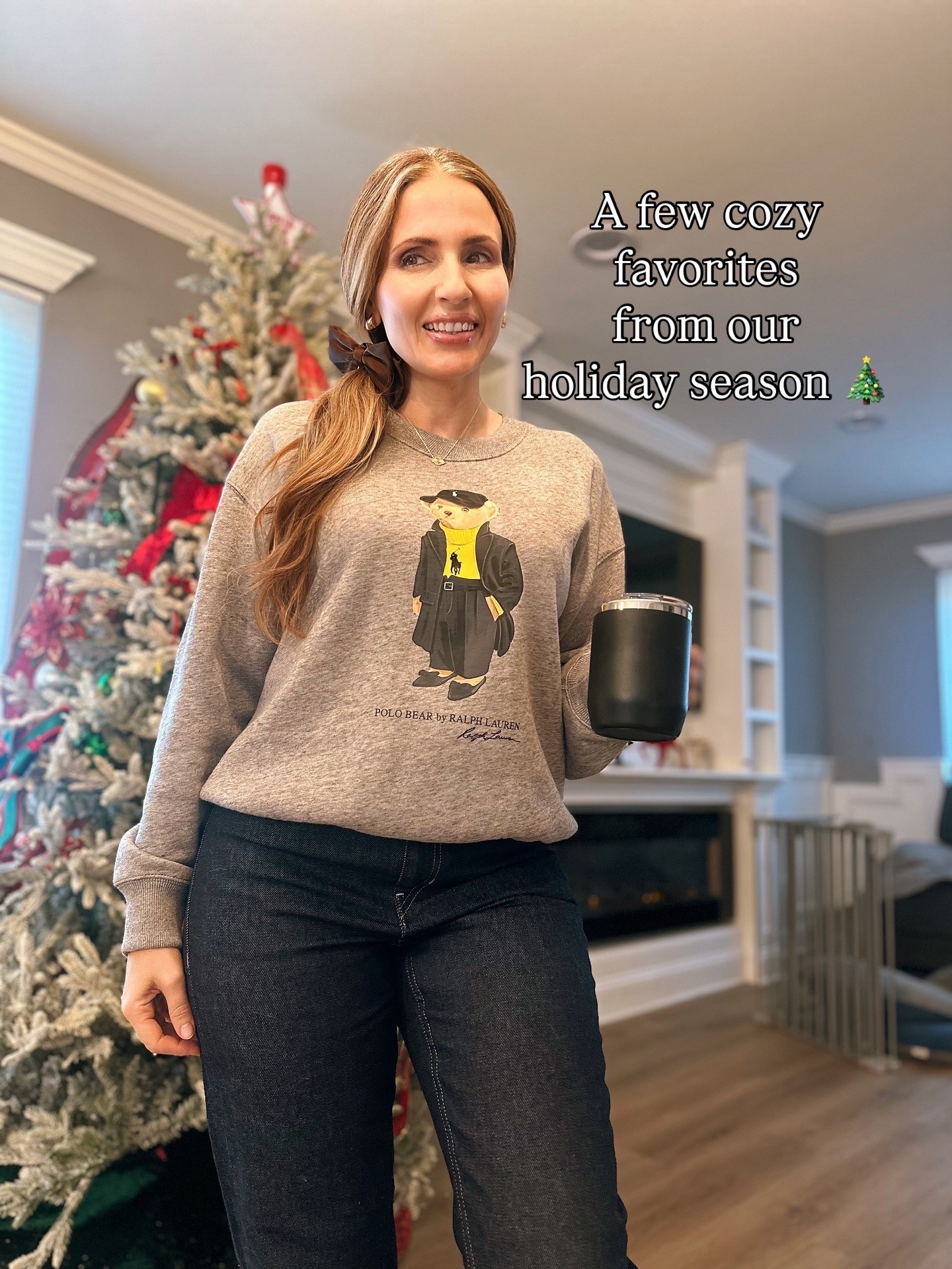 SALE alert 🚨 
Here are a few of my favorite things this season ✨🎄♥️ A mix of cozy, classic, and pieces I genuinely love, wear, and use on repeat.
No pressure, no chaos… just simple holiday joys that make life feel a little warmer. Starting with my favorite teddy bear sweatshirt! 
Fleece inside for extra warmth & comfort! 

#LTKCyberWeek #LTKGiftGuide #LTKHoliday