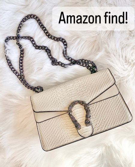 Amazon fashion. Gucci inspired bag. Designer look alike bag. 