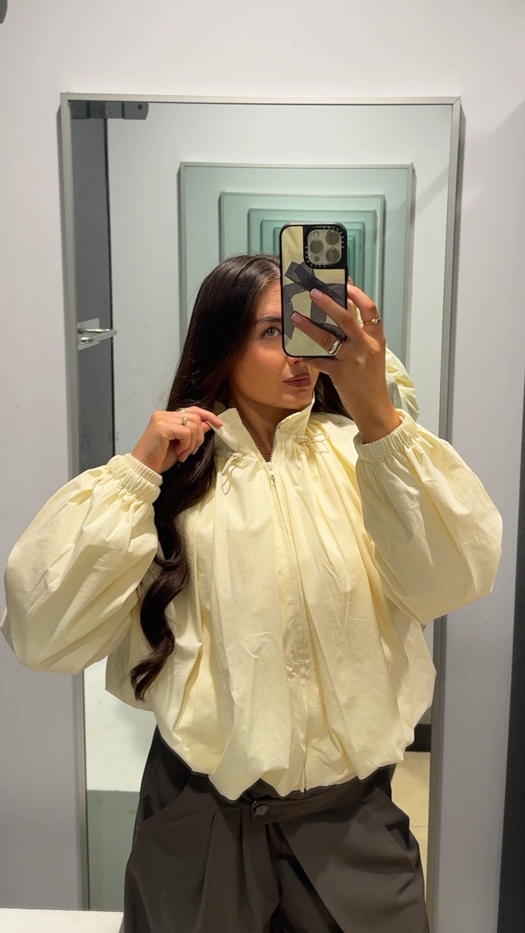 trying on the viral primark jacket 🌼

[ highstreet fashion, spring styles, viral jacket, butter yellow aesthetic ] 

#LTKstyletip #LTKspring #LTKuk