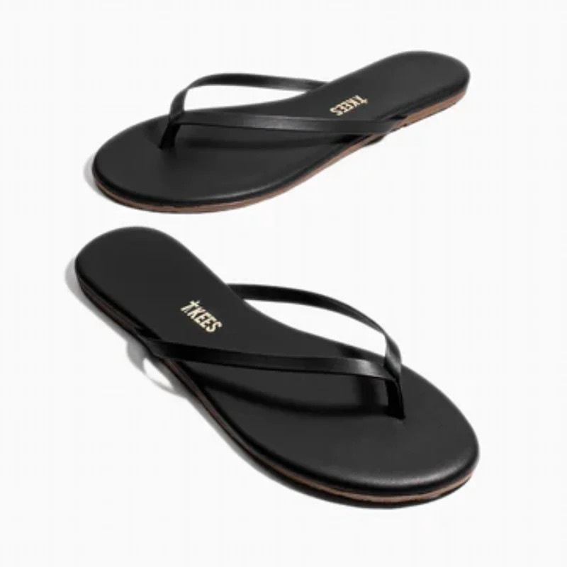 TKEES Women's Liners Flip Flops - Black | Verishop
