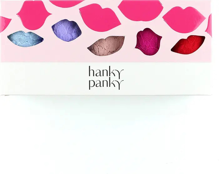 Assorted 5-Pack Original Rise Lace ThongsHANKY PANKYPrice$93.00FREE SHIPPING Get a $40 Bonus Not... | Nordstrom