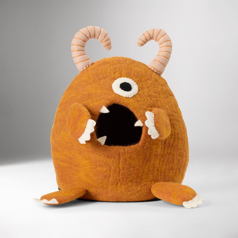 Halloween Felt Monster Candy Bowl | West Elm (US)
