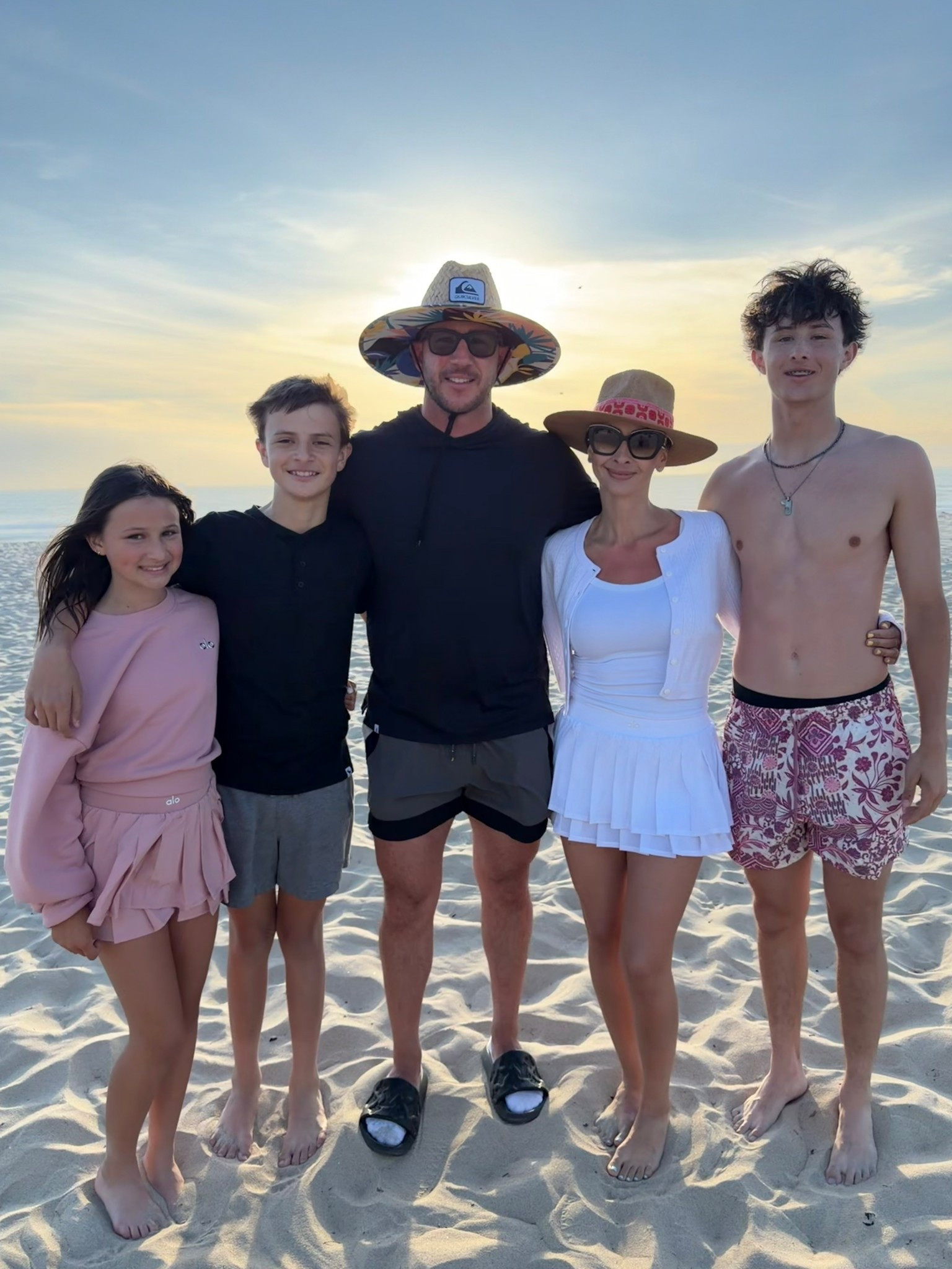 Olivia is wearing XXS in her skirt and sweater.

I’m wearing size S in both skirt and cardigan. 

#LTKmomlife #LTKActive #LTKTravel