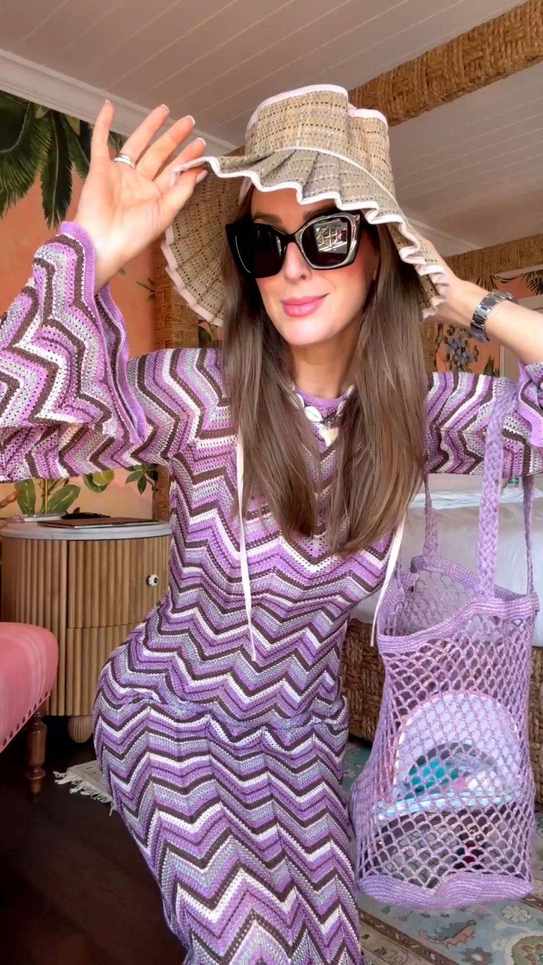 I’m wearing a small in the dress/coverup.

#LTKSwim #LTKTall #LTKOver40