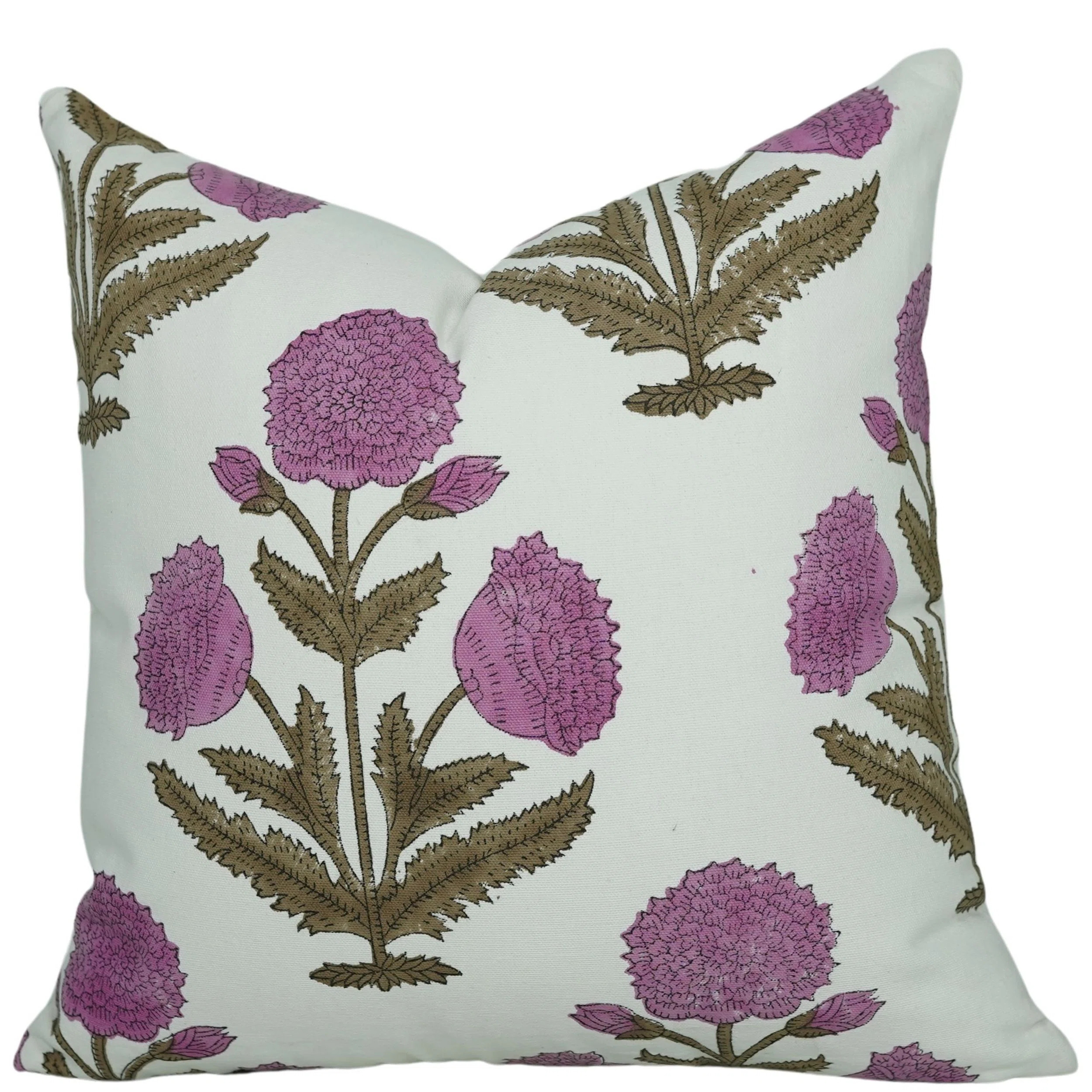 Floral Cotton Indoor/Outdoor Pillow Cover | Wayfair North America