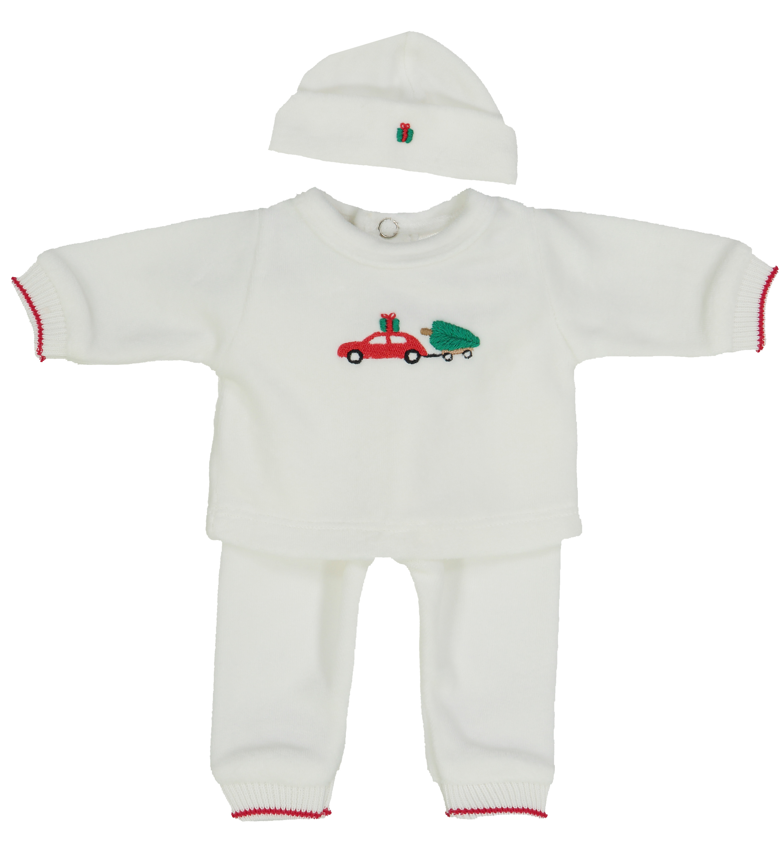 Doll Velour Holiday Set with Hat | Feltman Brothers