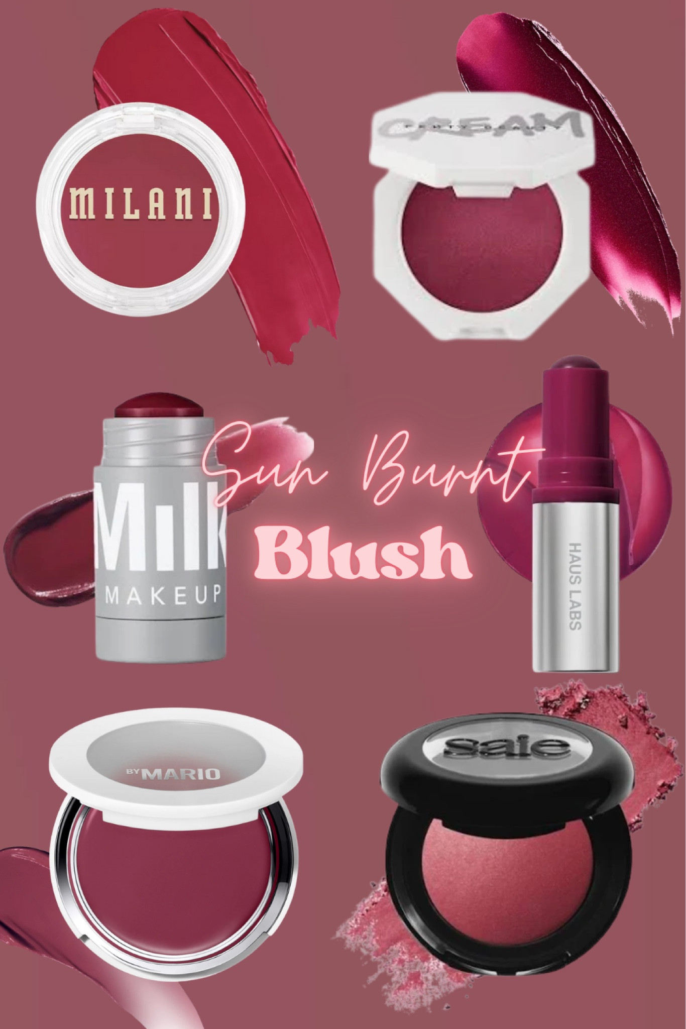 Sun burnt blushes for a summery glow year round ♥️ #blush #summer