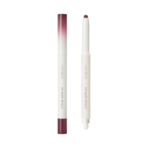 rom&nd Lip Mate Pencil 09 Plum Burgundy - Precision Lip Liner for Natural Overlining, Contouring & Defined Semi-Matte Lips | Amazon (US)