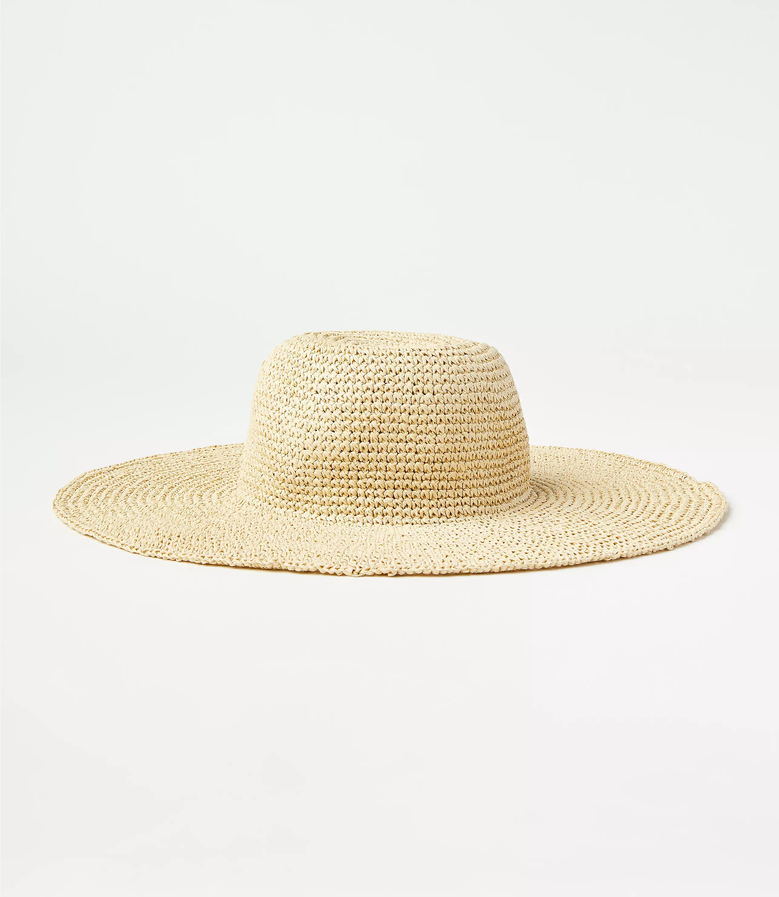 Oversized Floppy Straw Hat | LOFT