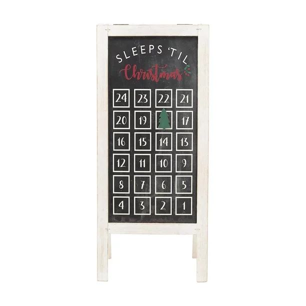 Parisloft Freestanding Christmas Wooden Advent Calendar with 24 Day Countdown, Black, 23"H - Walm... | Walmart (US)