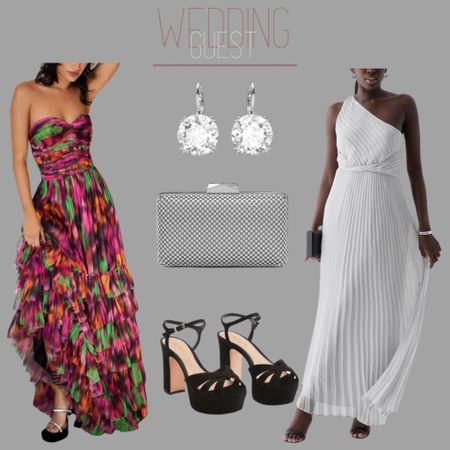 Looking for a wedding guest dress or prom? 

Shoes are 20% off and the most comfy party shoes you will wear! I am between 7.5 and 8 and wear 8.

#longdress #weddingguest #prom #formaldress #formal #partyshoes #earrings #purse #partypurse #wedding 

#LTKsalealert #LTKshoecrush #LTKwedding