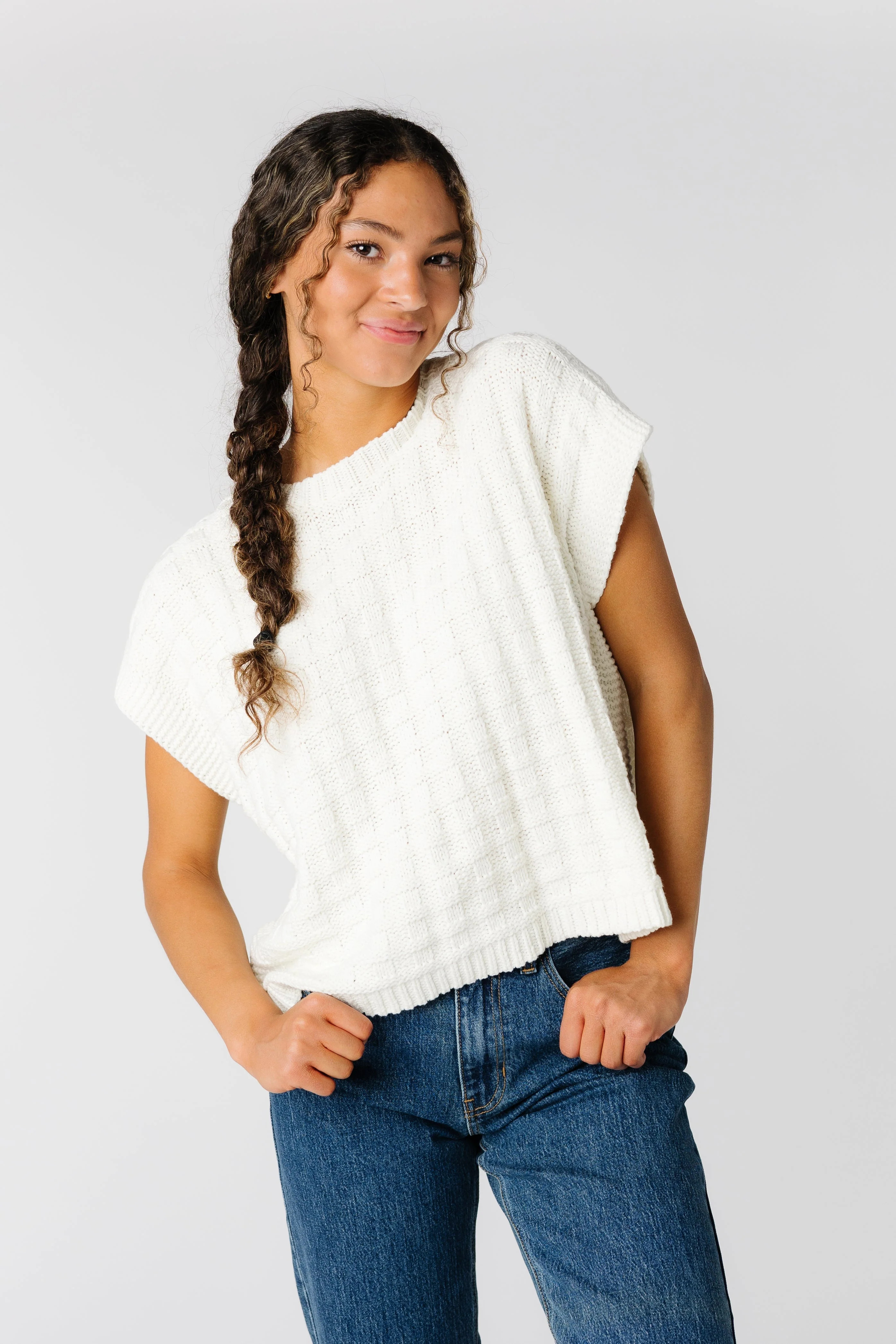 Enza Textured Sweater Vest | Called To Surf