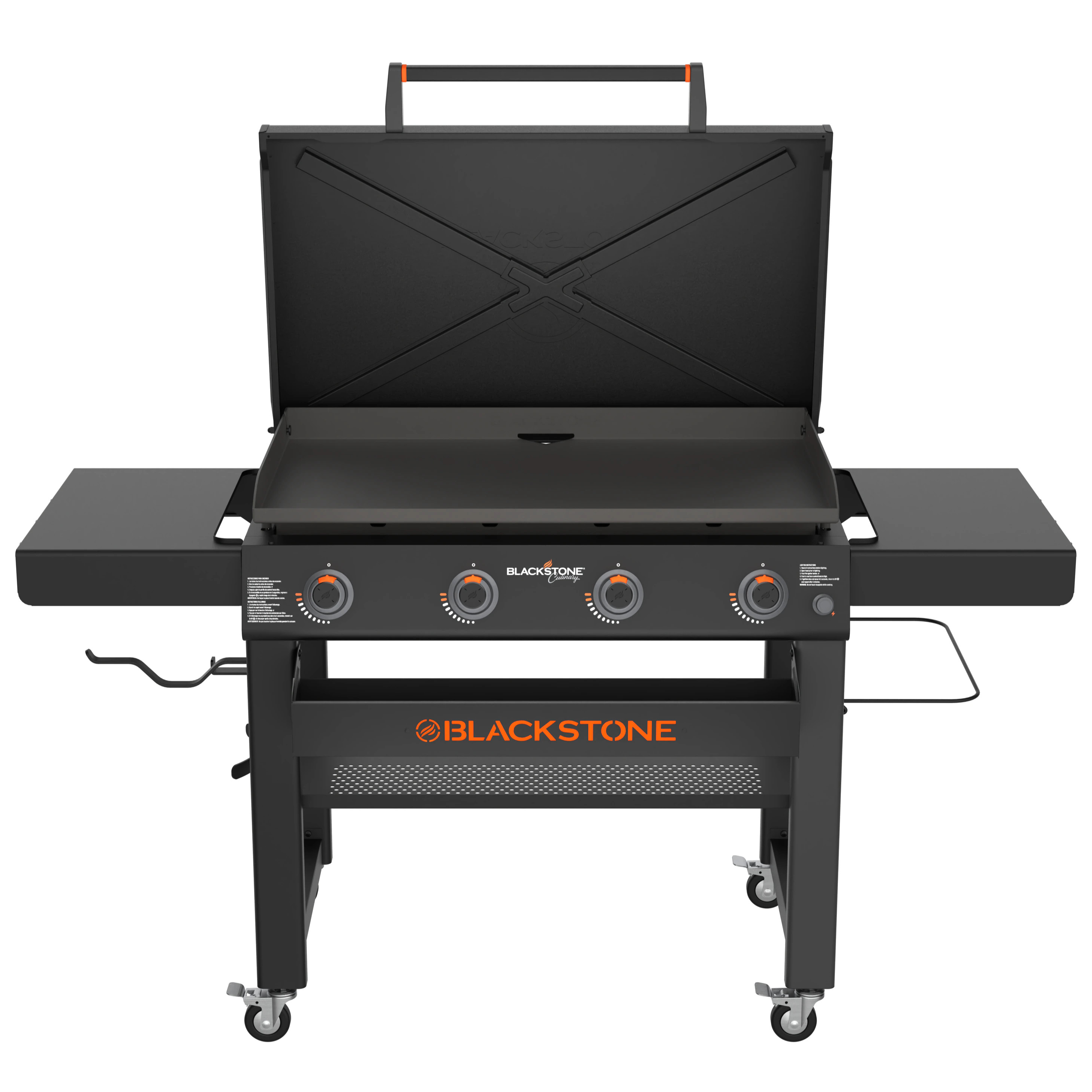 Blackstone 36"" Culinary Omnivore Griddle with Hood 4 -Burner Liquid propane Flat Top Grill one_size | 2162 | Lowe's