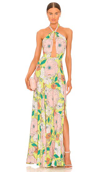 Zandra Maxi Dress in Spring Lime | Revolve Clothing (Global)
