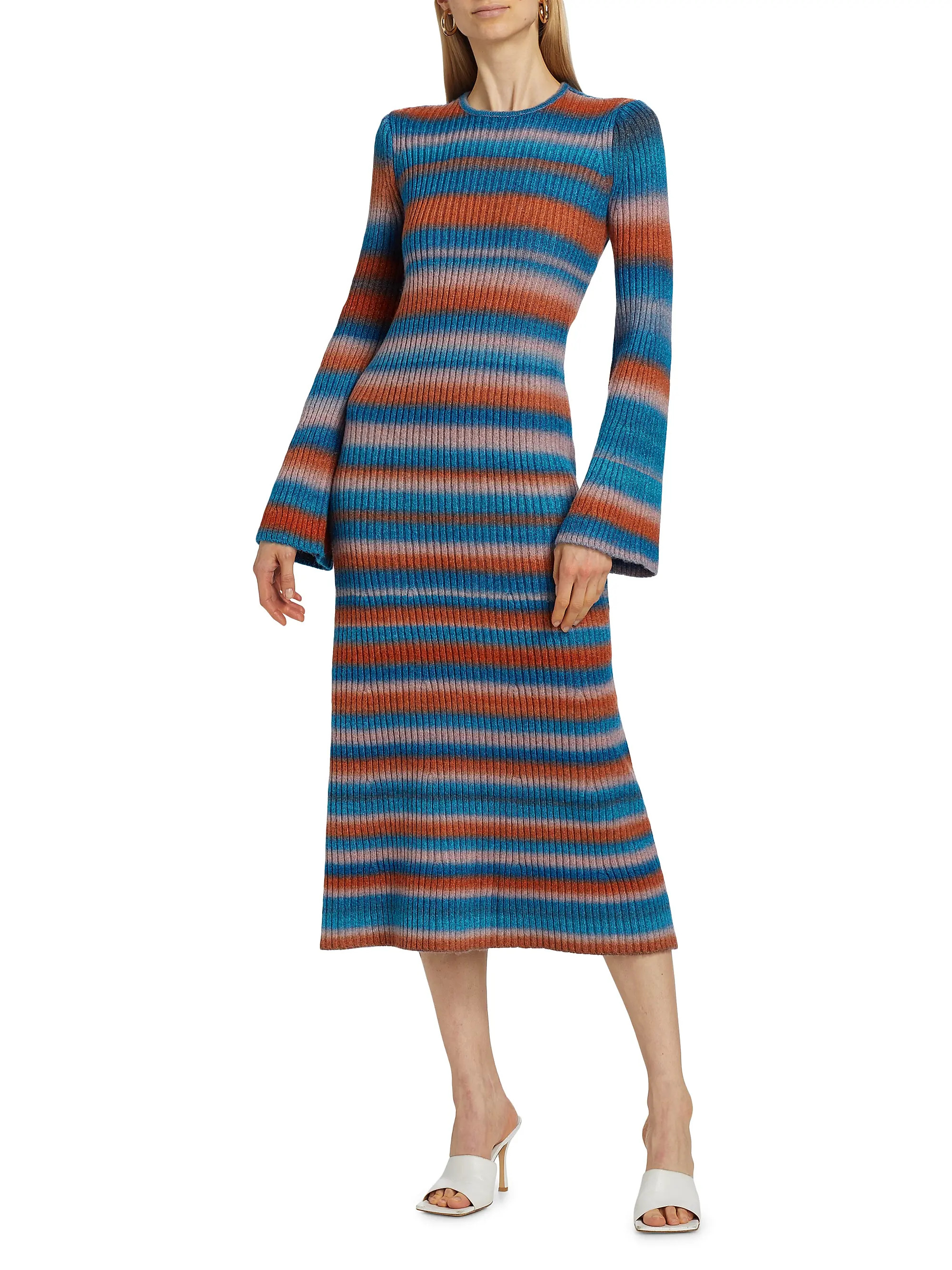 Axon Striped Knit Midi-Dress | Saks Fifth Avenue