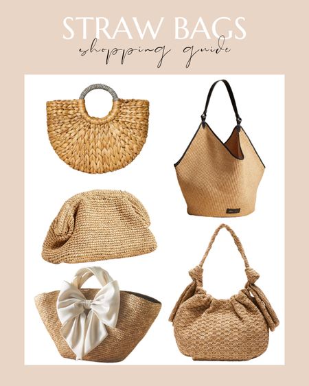 Straw Bags at every budget from affordable to luxury! 

Straw bags | Raffia | straw totes | vacation picks 

#LTKSeasonal