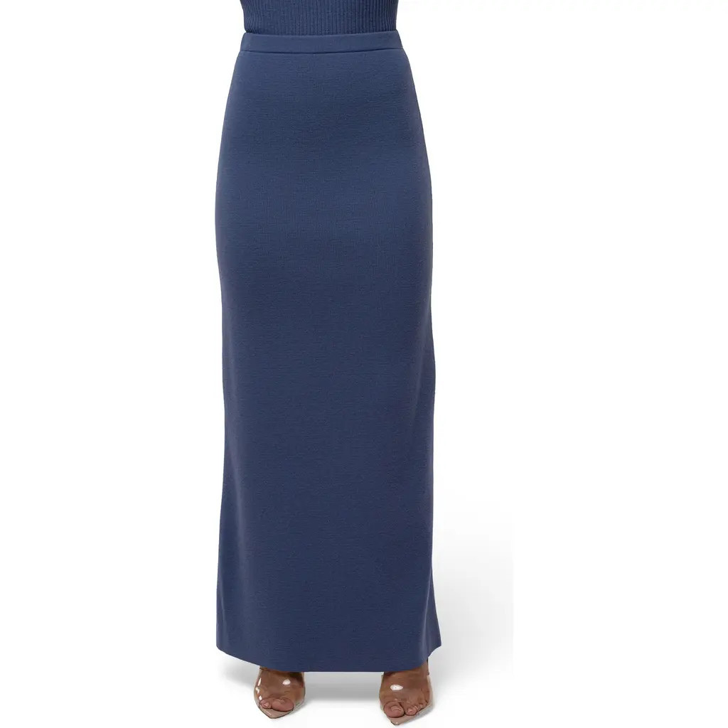 JLUXLABEL London Knit Maxi Skirt in Blue at Nordstrom, Size X-Small | Nordstrom