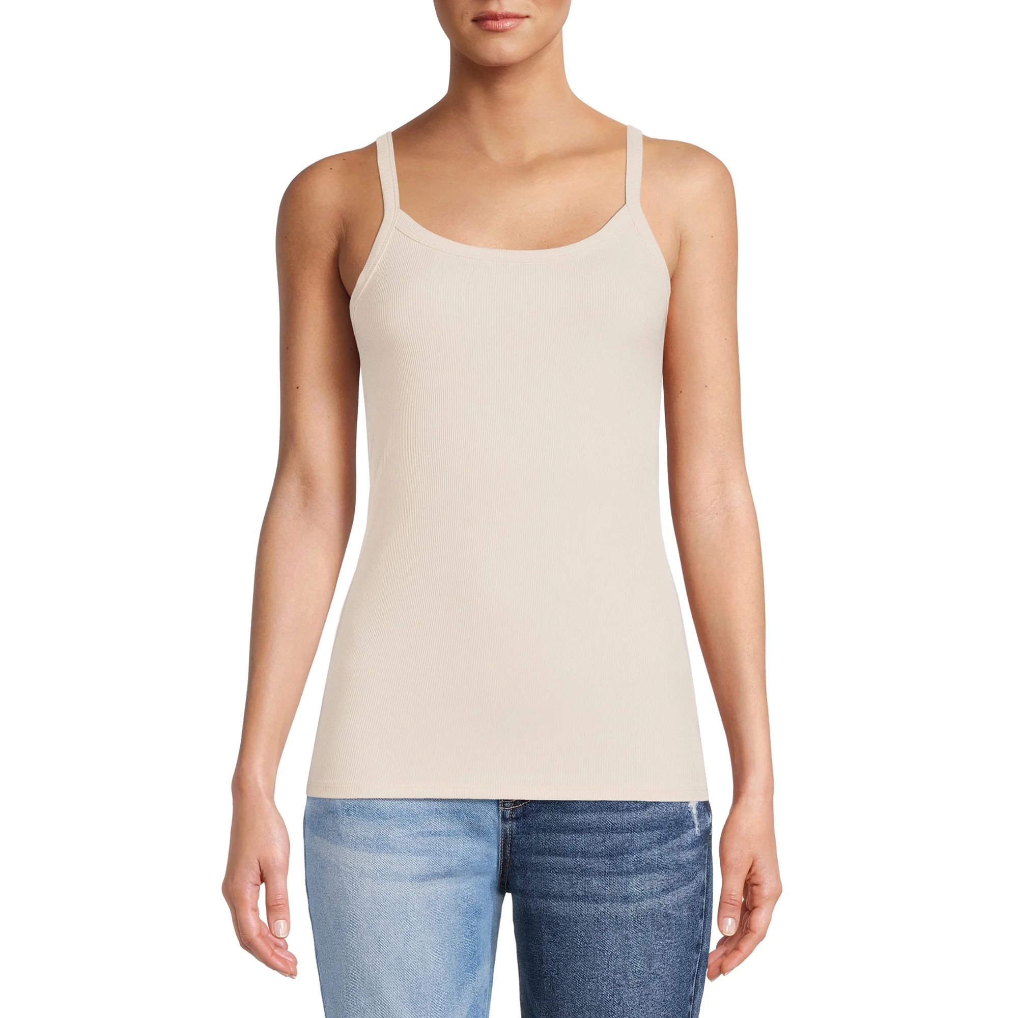 No Boundaries Rib Cami Top, 1 or 5-Pack, Women's | Walmart (US)