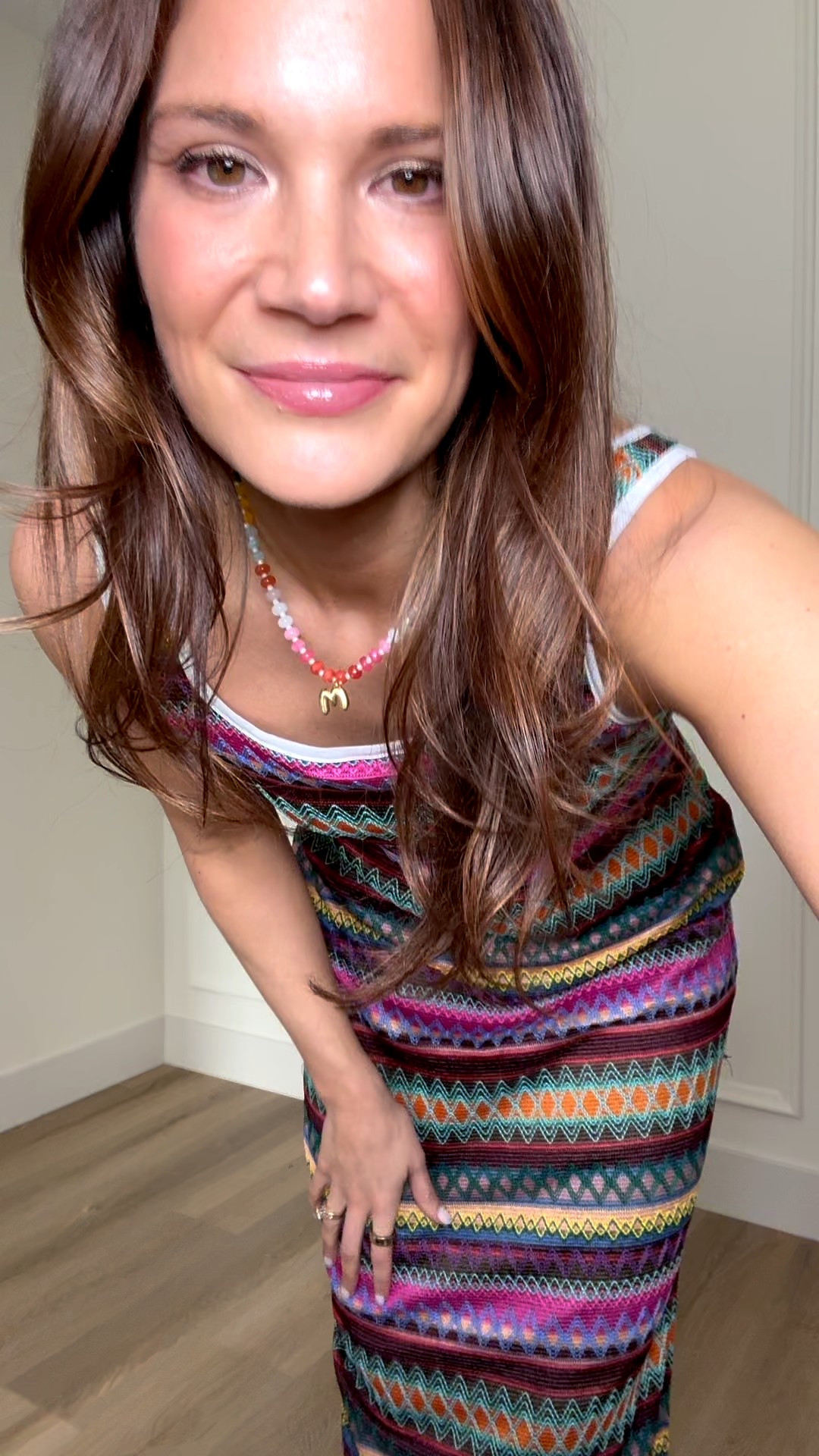 This colorful striped knit dress is such a fun piece for spring or vacation. I love the fitted knit and how the stripes make it feel a little more bold while still being easy to wear. It is perfect for warm weather days, dinners, or trips.

Striped knit dress, Colorful dress, Spring dresses, Vacation outfits beach, Knit dress, Summer outfits, Date night outfits, Statement dress, Warm weather outfits, Stang and Co

#LTKTravel #LTKTall #LTKmomlife