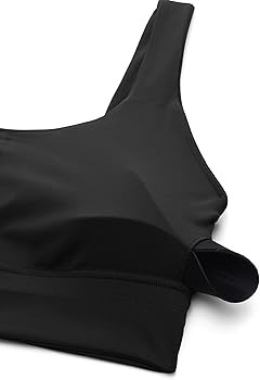 CRZ YOGA Womens Butterluxe U Back Sports Bra - Scoop Neck Padded Low Impact Workout Yoga Bra with... | Amazon (US)