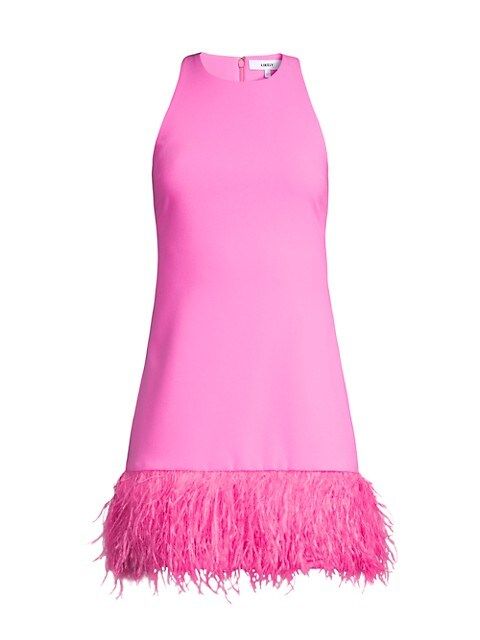 LIKELY Cami Feather-Hem Minidress | Saks Fifth Avenue