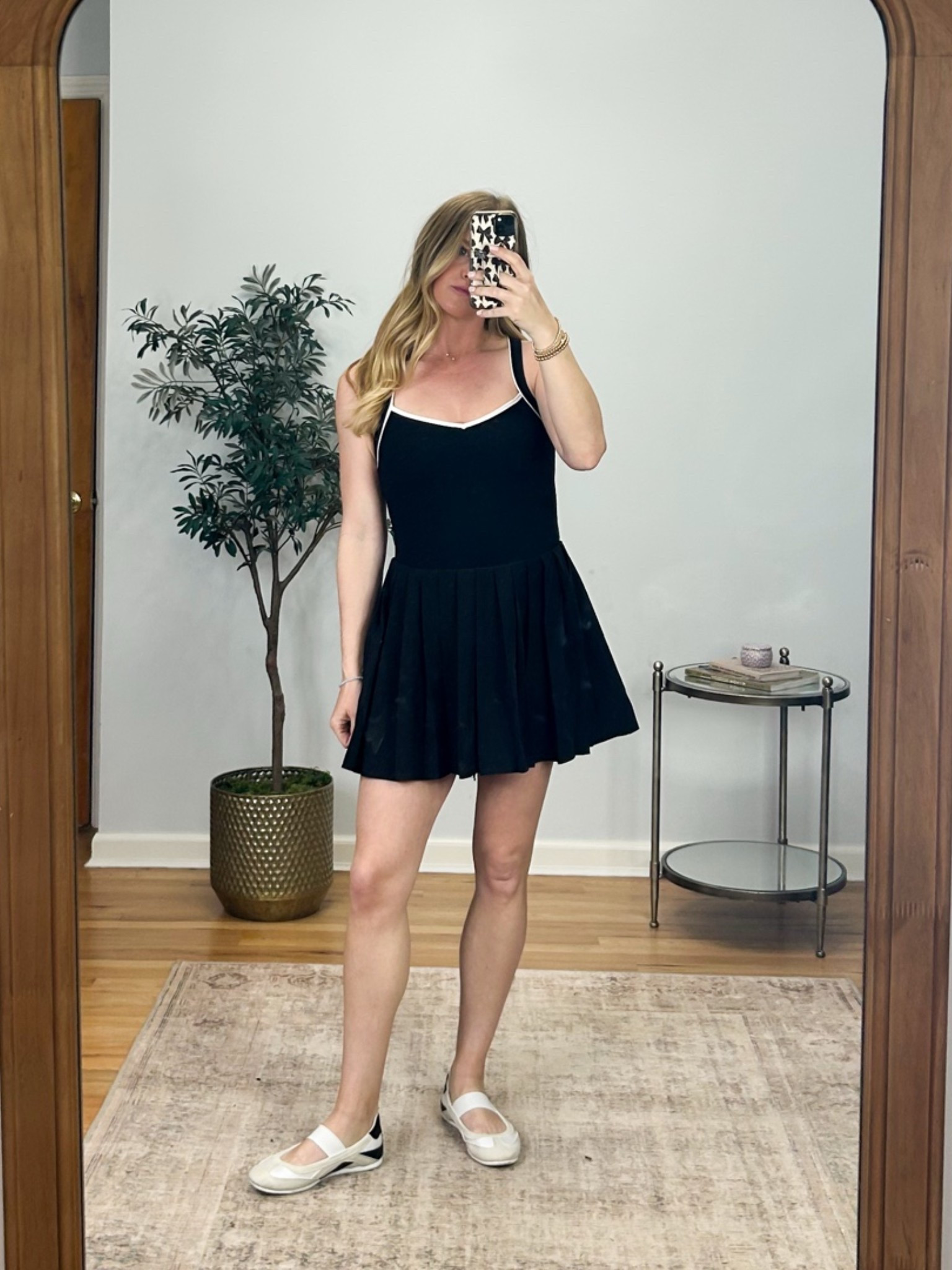 The cutest tennis dress. Love the white trim detail! Wearing size M 

Perfect sports mom outfit.

#LTKfitnessgoals #LTKSeasonal #LTKActive