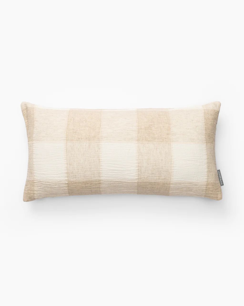Vintage Checkerboard Linen Pillow Cover | McGee & Co.